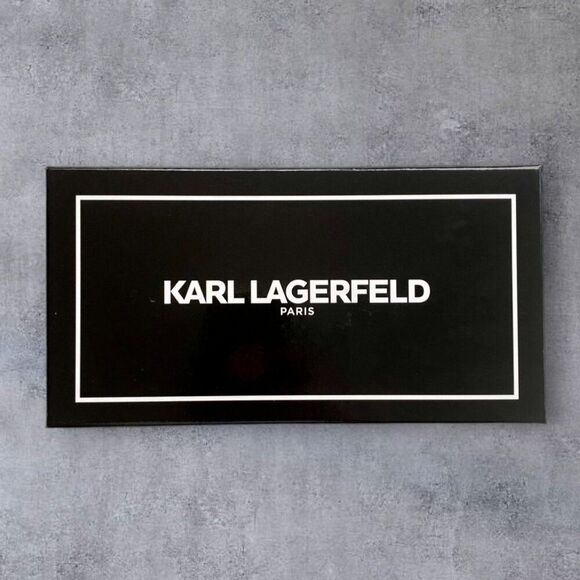 KARL LAGERFELD Card Wallet and Key Holder Gift box NEW Black/Yellow/White/Red - Picture 5 of 5